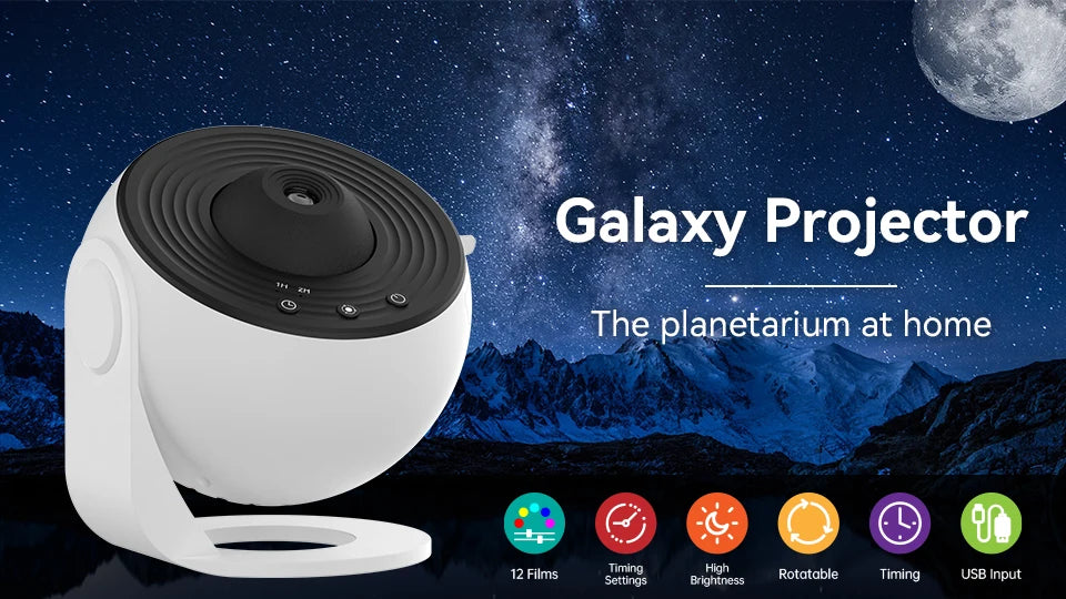 Rotating Galaxy Projector