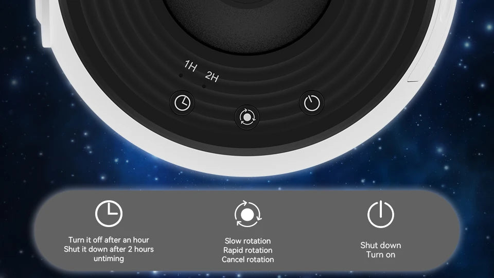 Rotating Galaxy Projector