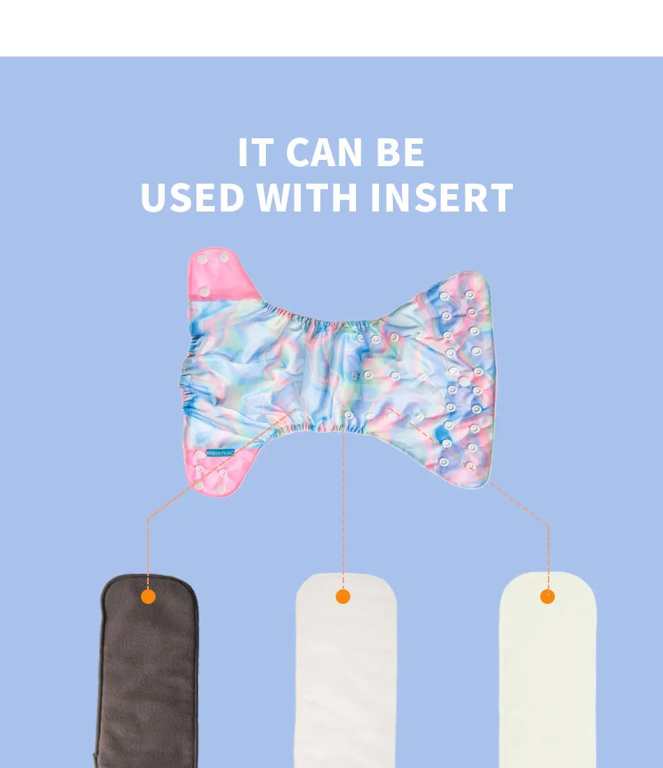 Reusable Cloth Diapers (4-Pack)