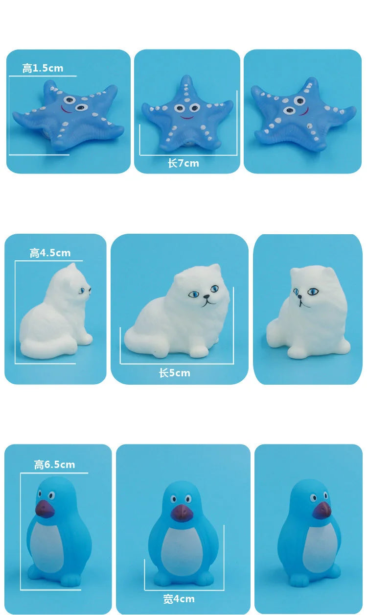 Animal Bath Toys (10-Pack)