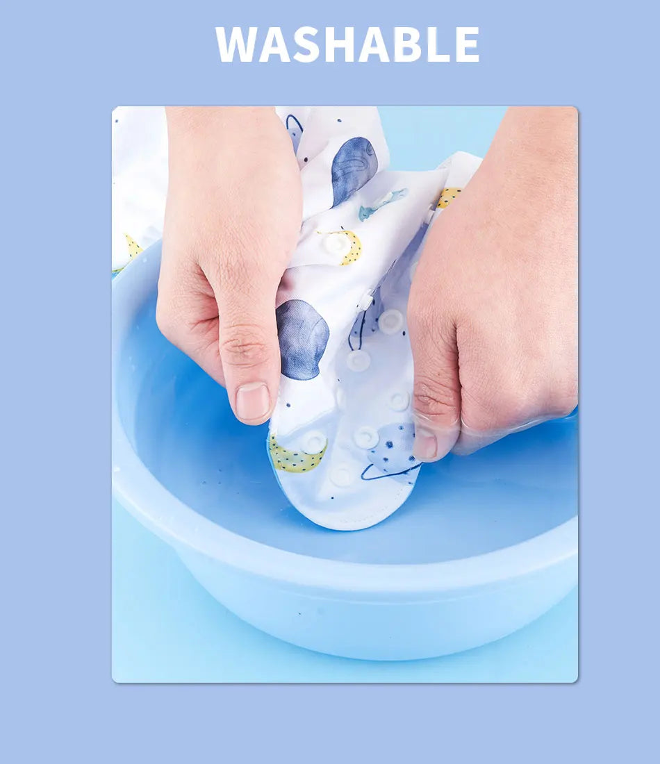 Reusable Cloth Diapers (4-Pack)