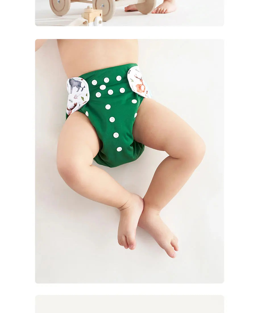 Reusable Cloth Diapers (4-Pack)