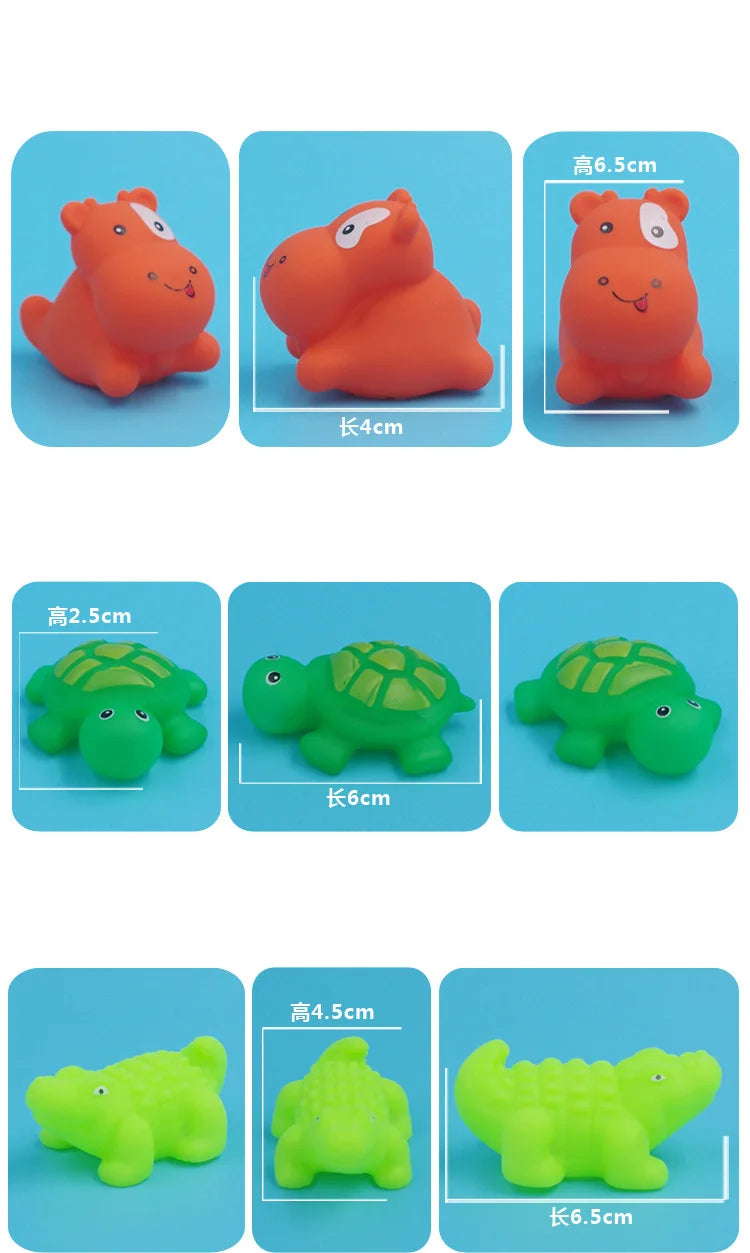 Animal Bath Toys (10-Pack)