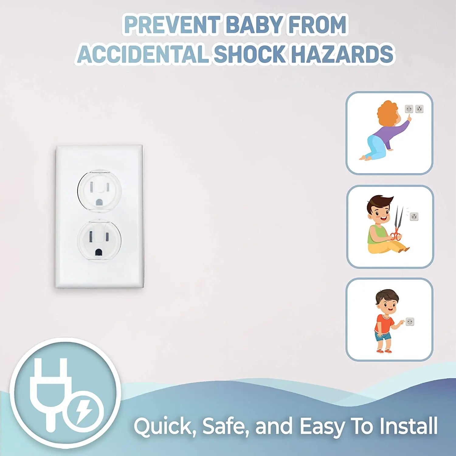 Outlet Safety Covers (10-Pack)