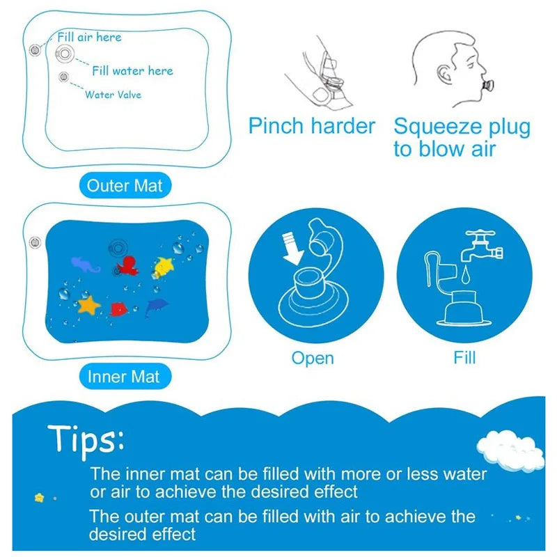 Inflatable Tummy Time Mat