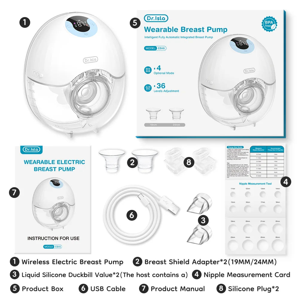 Wearable Electric Breast Pump