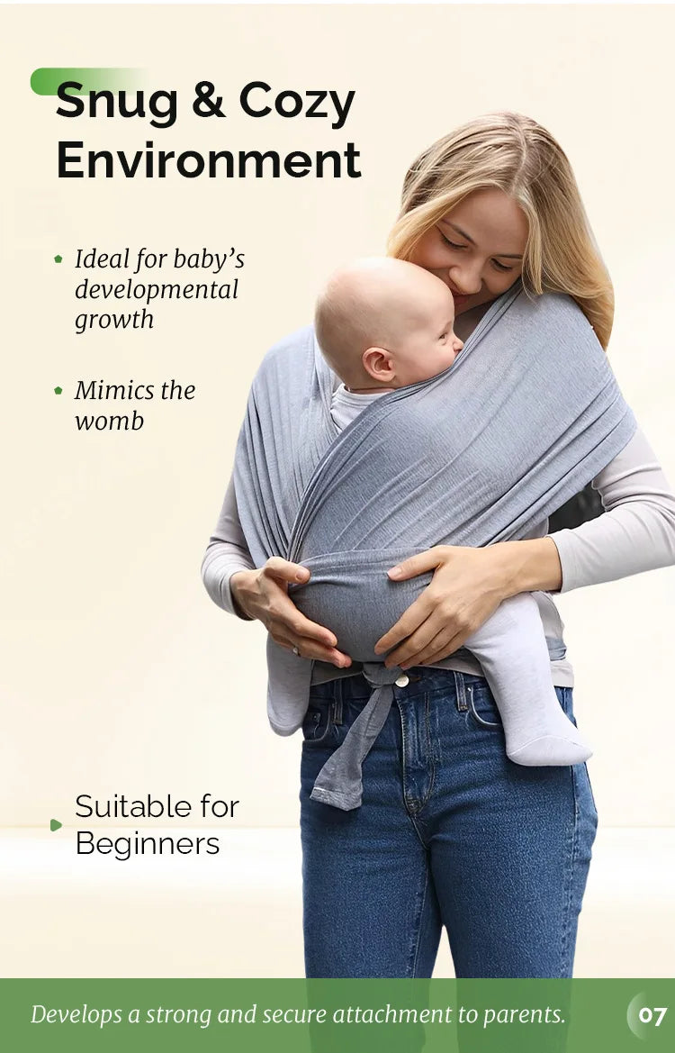 Cotton Baby Wrap Carrier