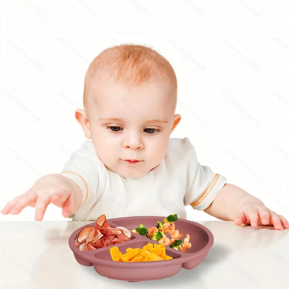 Suction Toddler Plate with Lid