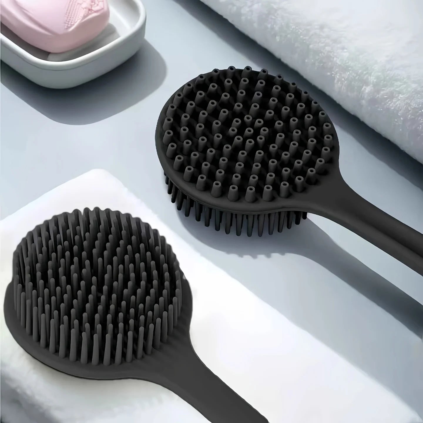 Silicone Bath Brush Set
