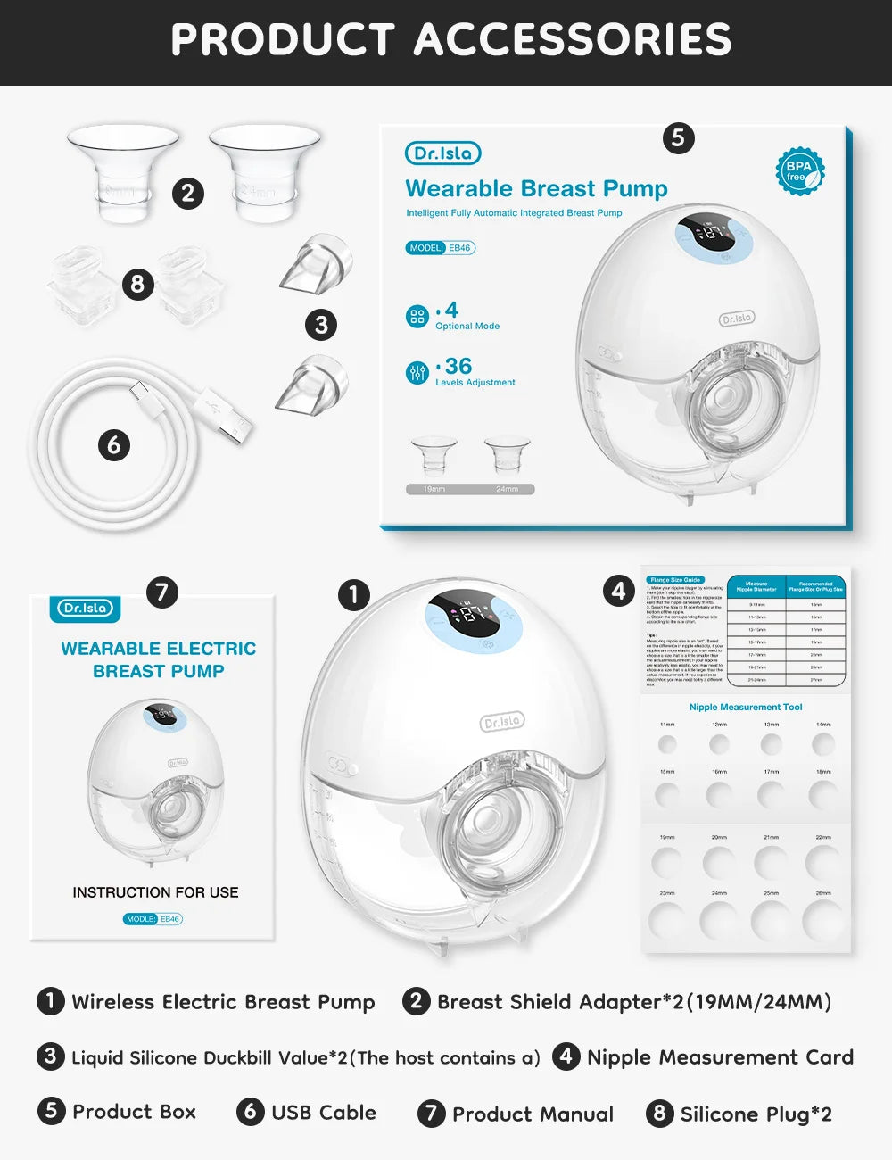 Wearable Electric Breast Pump