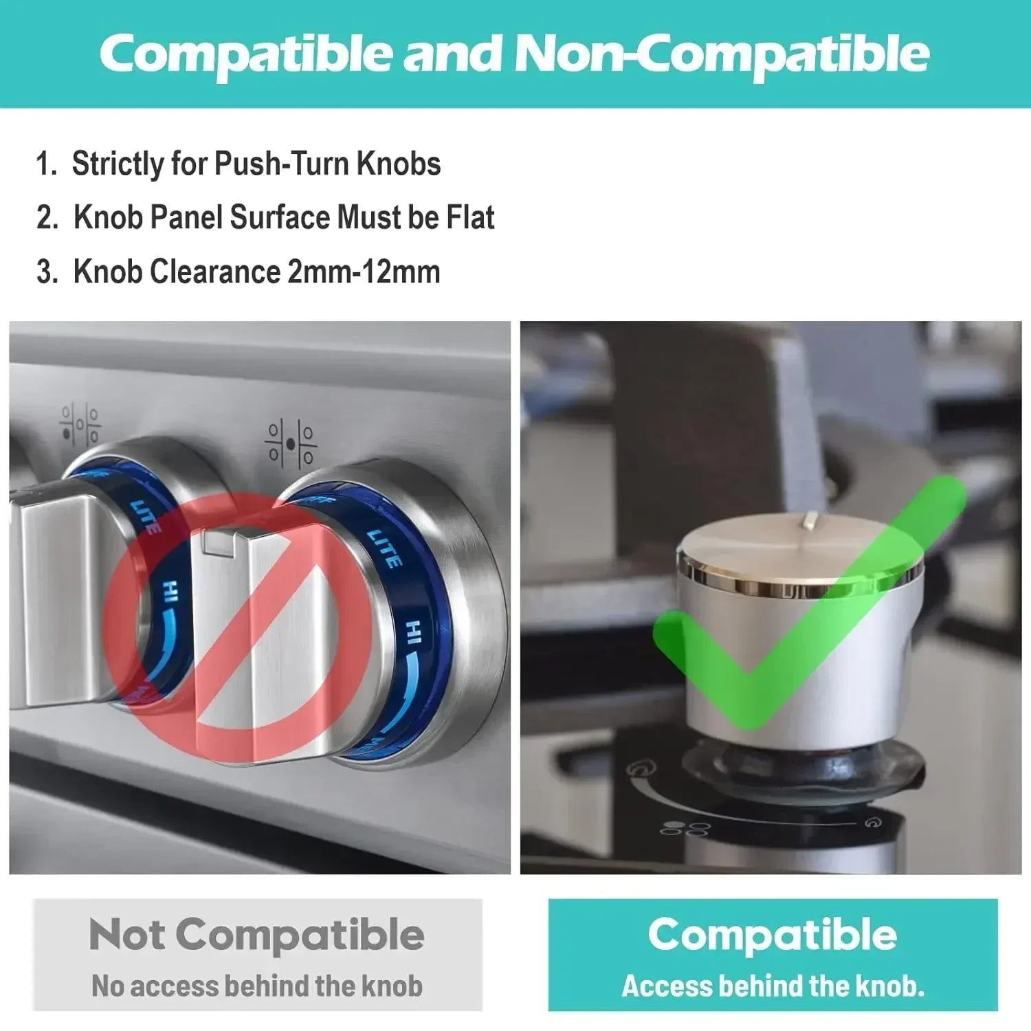 Stove Knob Safety Covers