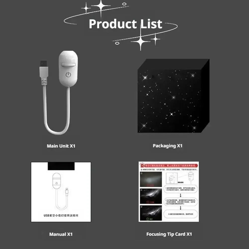 Mini Galaxy Star Projector