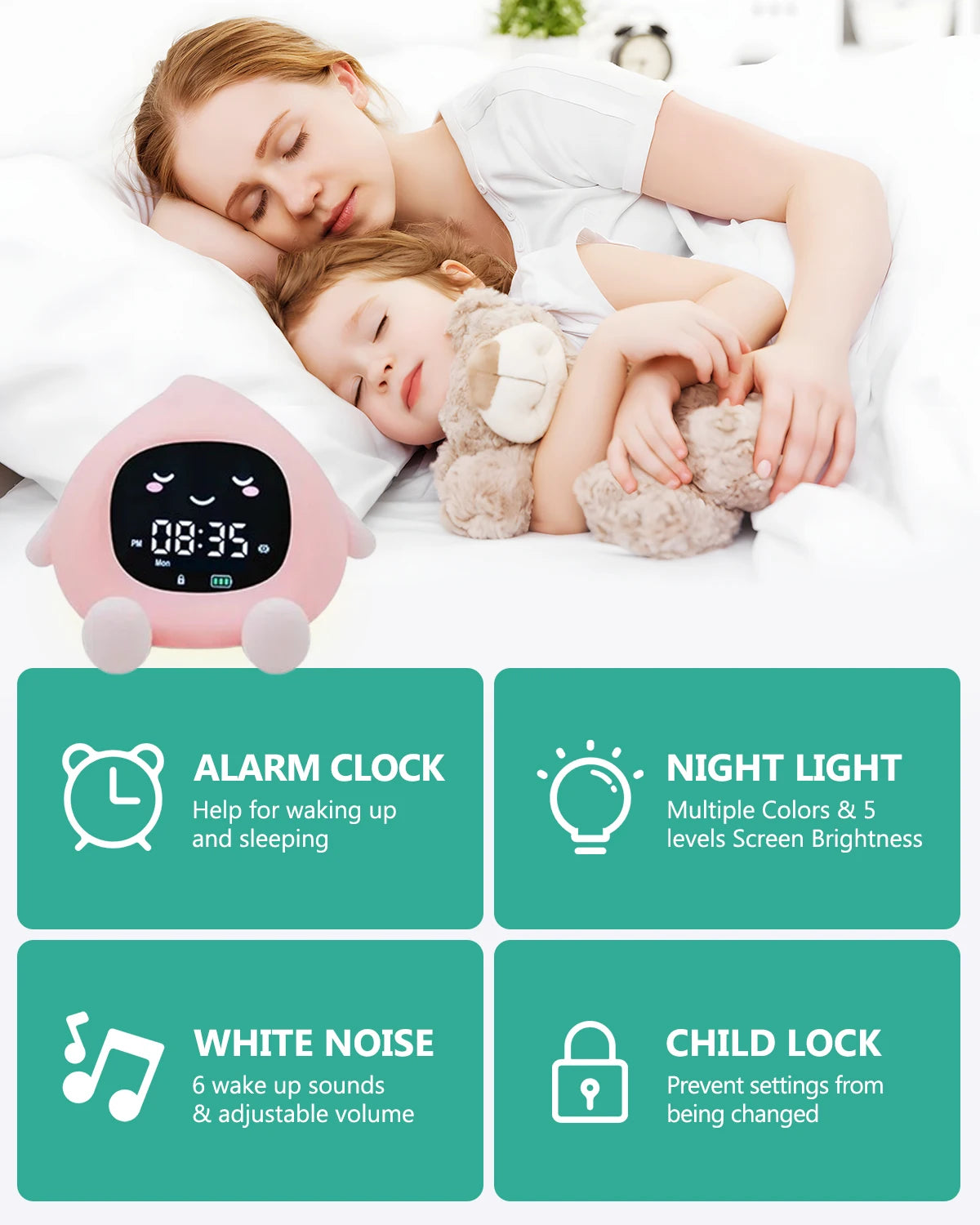 Sleep Training Alarm Clock