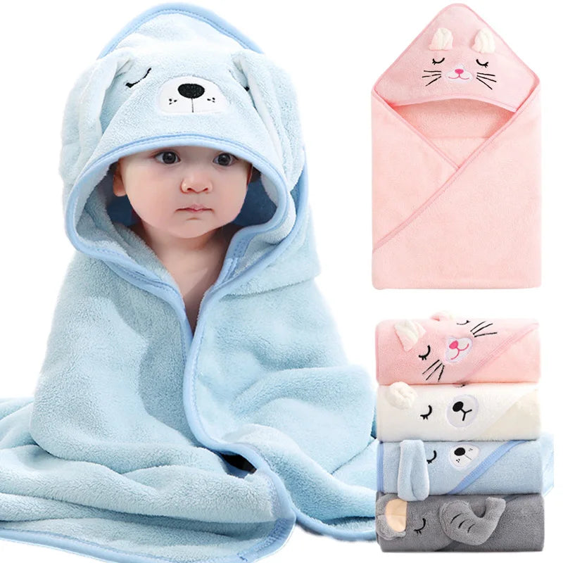 Hooded Baby Bath Towel