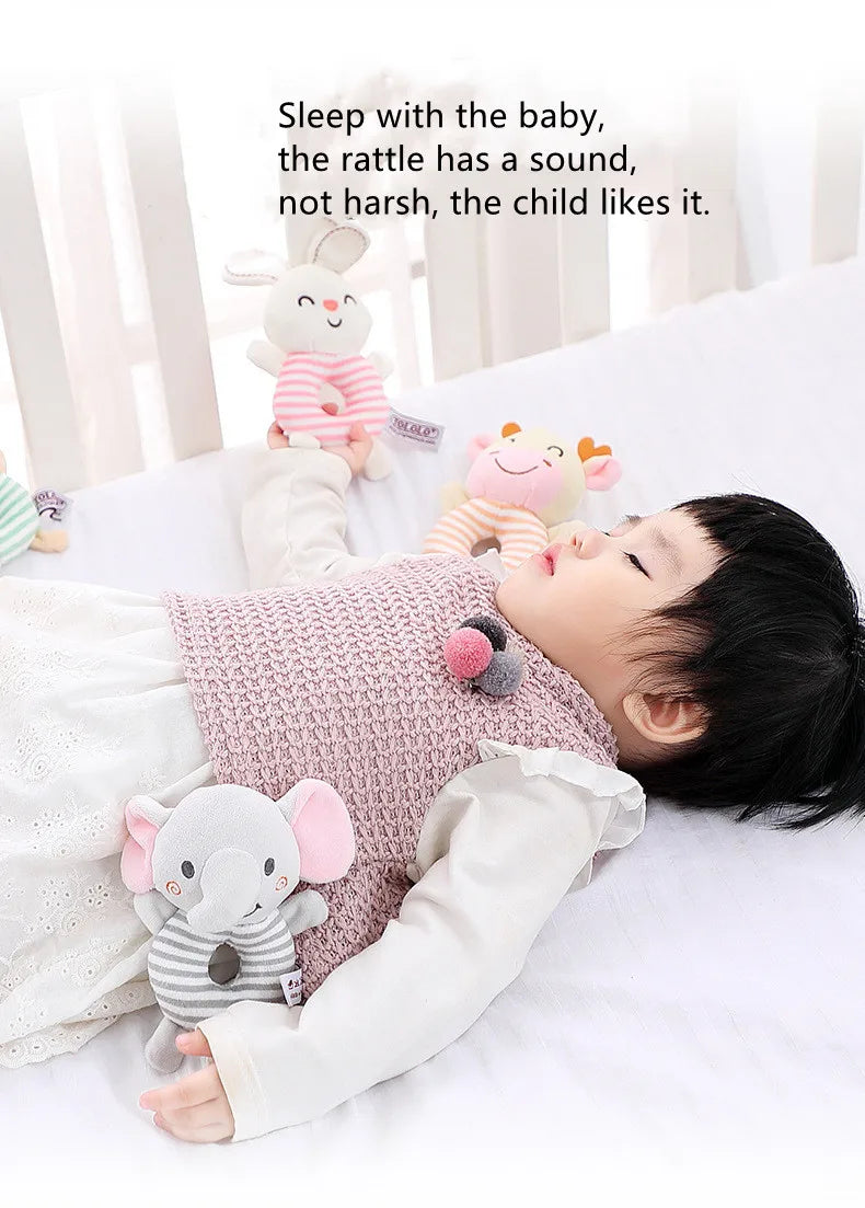 Plush Animal Rattle
