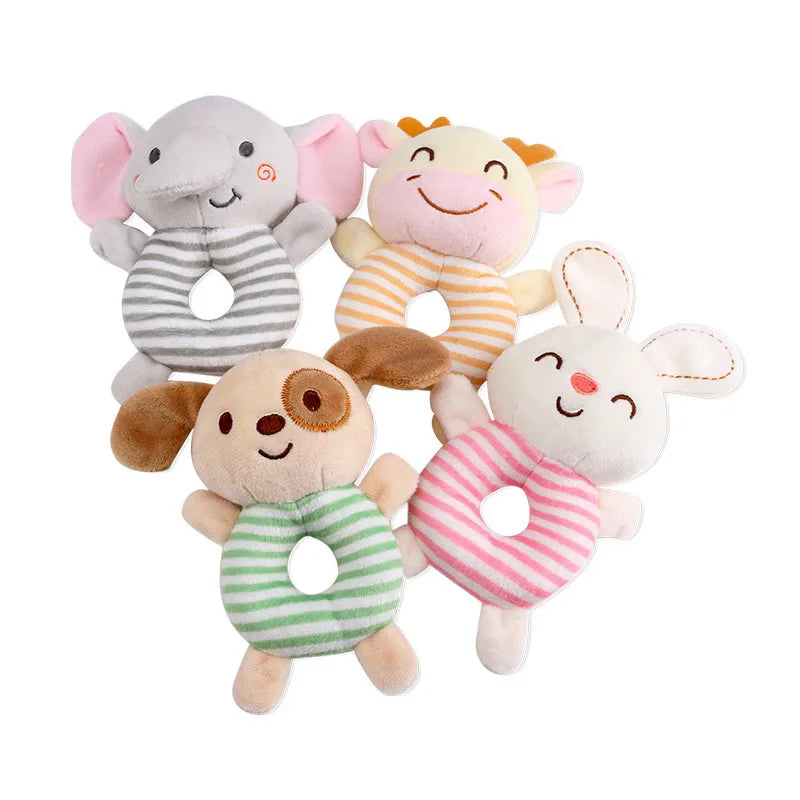 Plush Animal Rattle