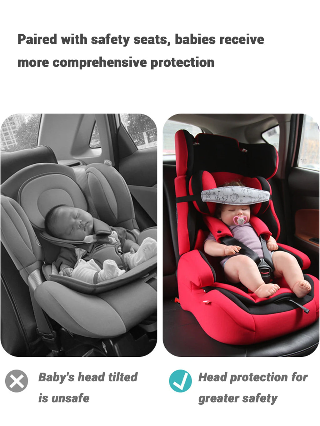 Car Seat Head Support