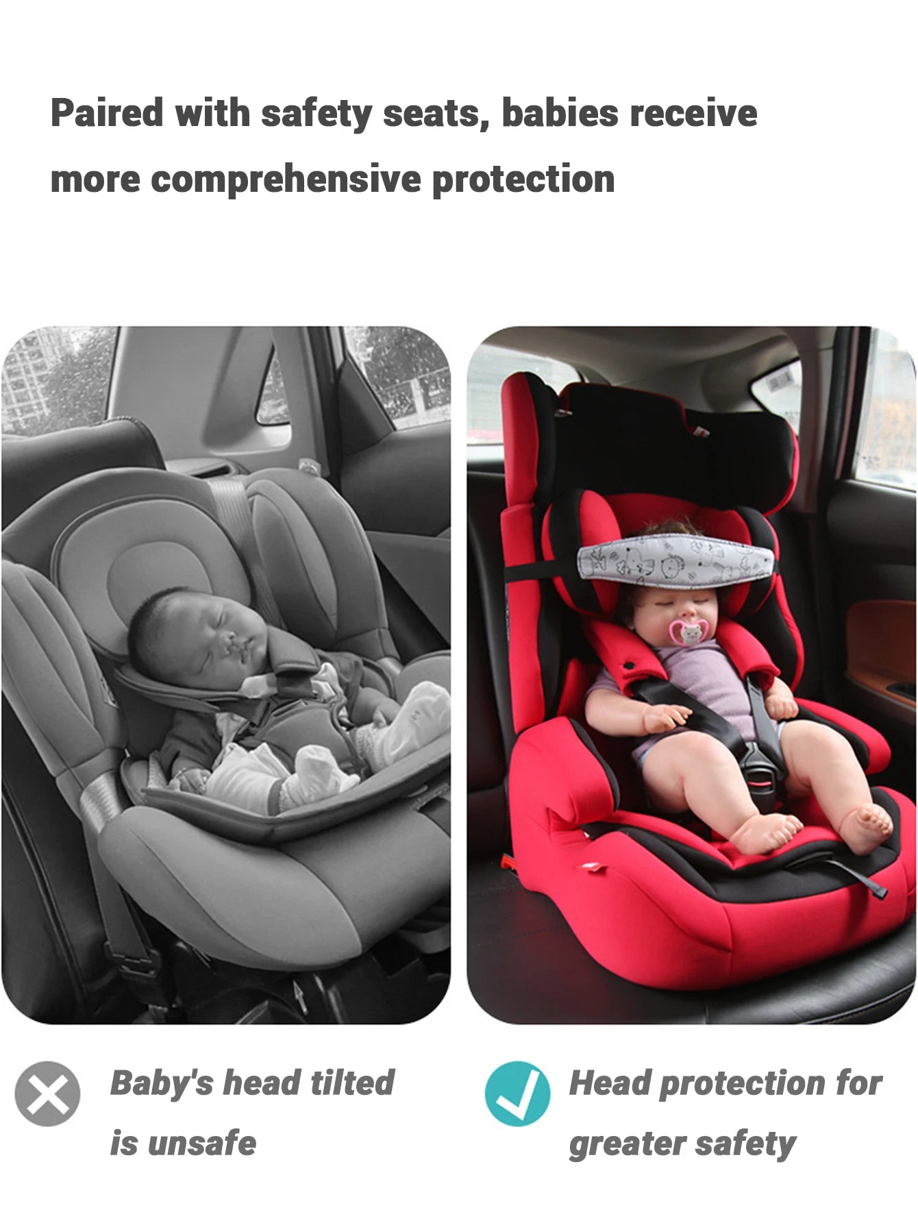 Car Seat Head Support