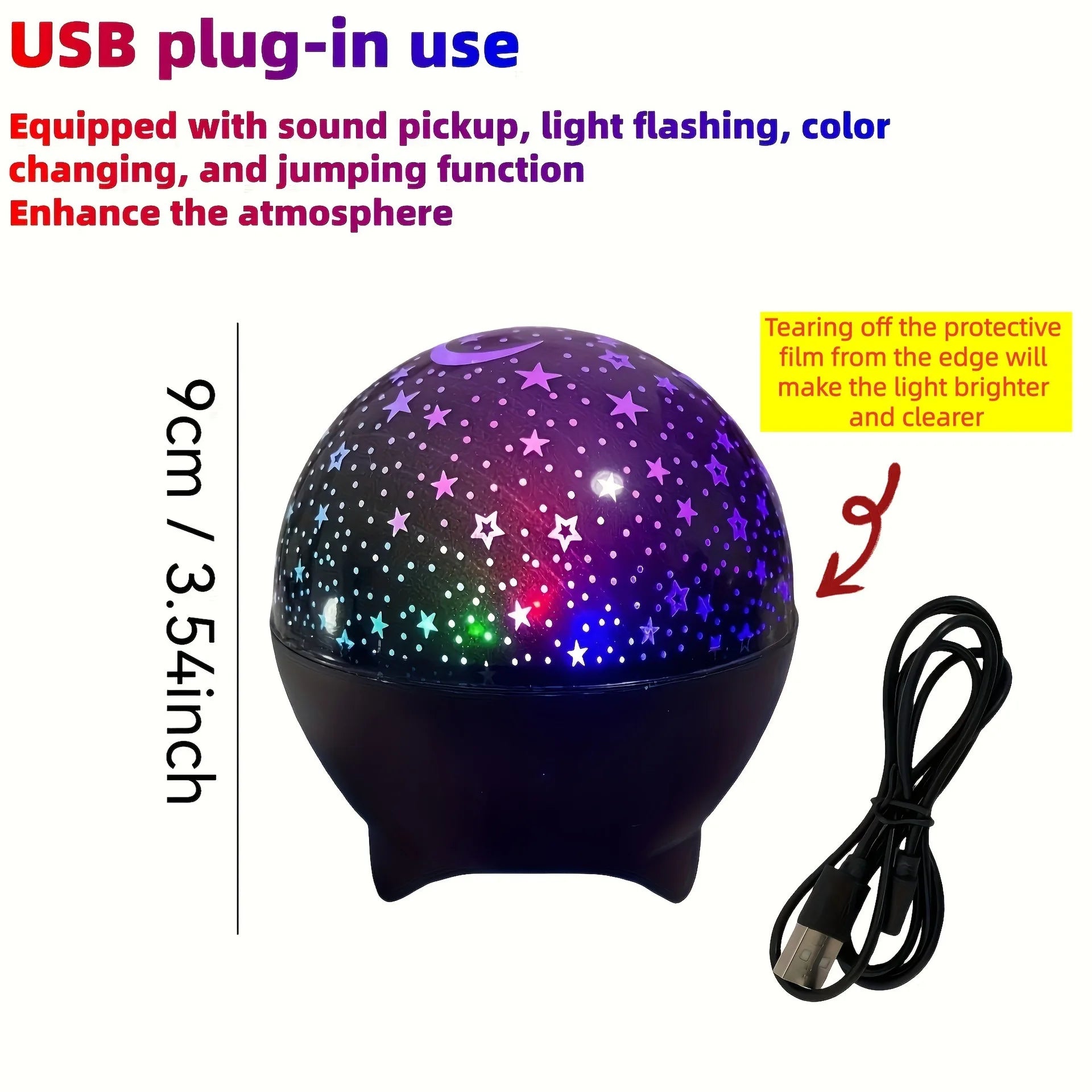 RGB Galaxy Night Light