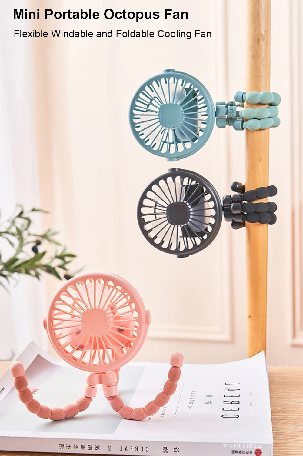 Octopus Clip-On Fan