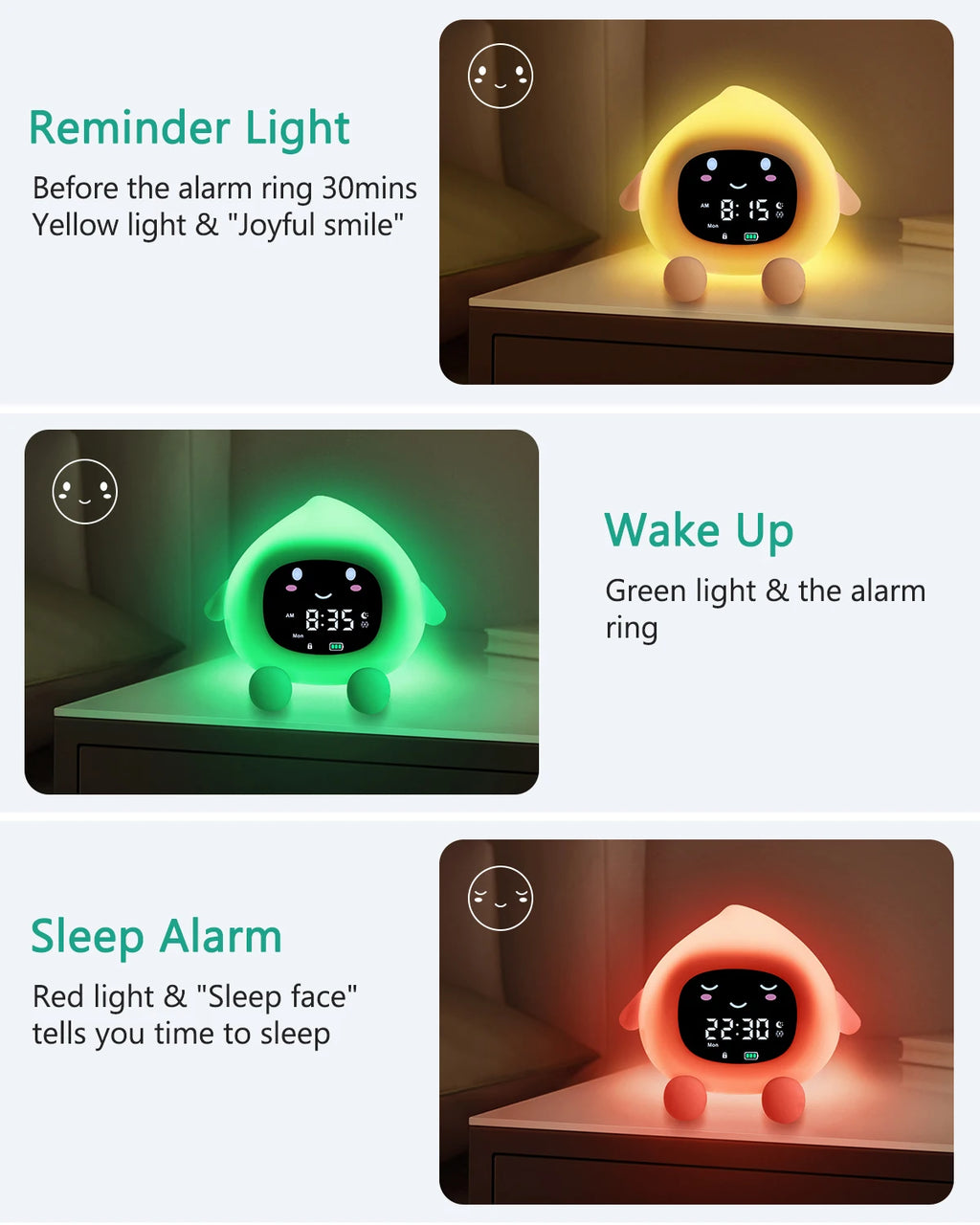 Sleep Training Alarm Clock