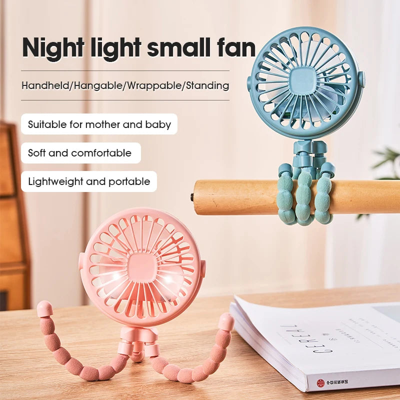 Clip-On Stroller Fan