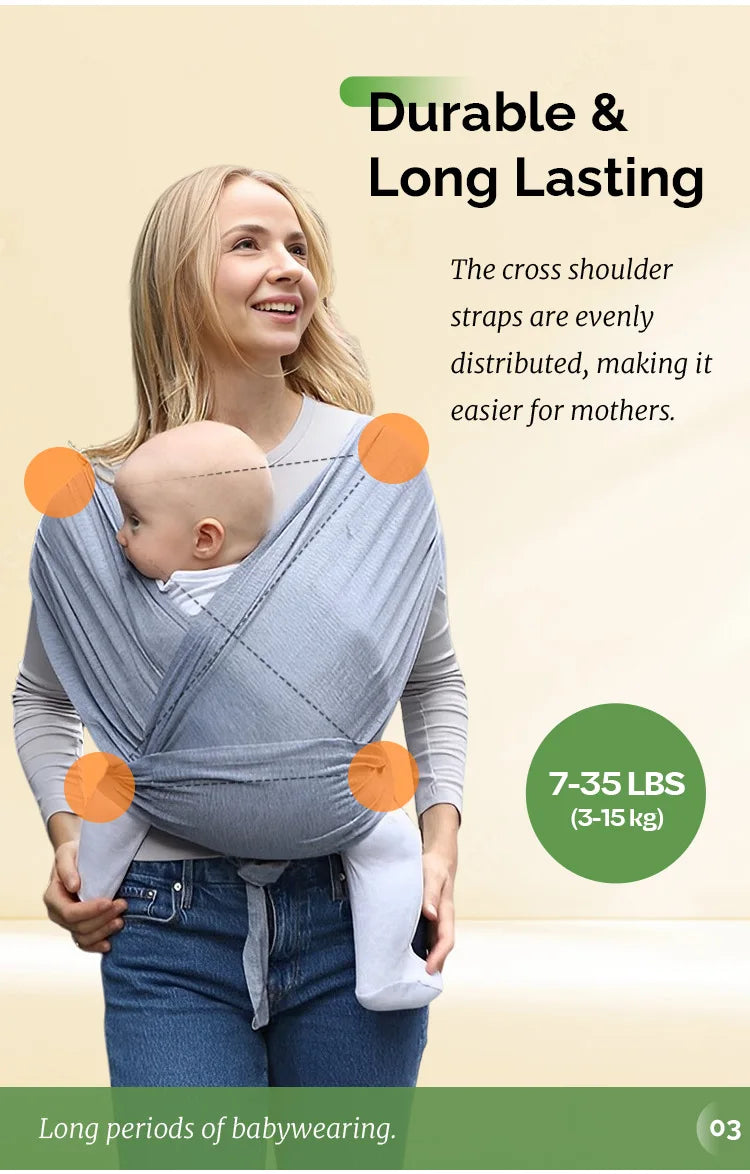 Cotton Baby Wrap Carrier