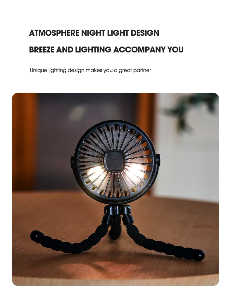 Clip-On Stroller Fan