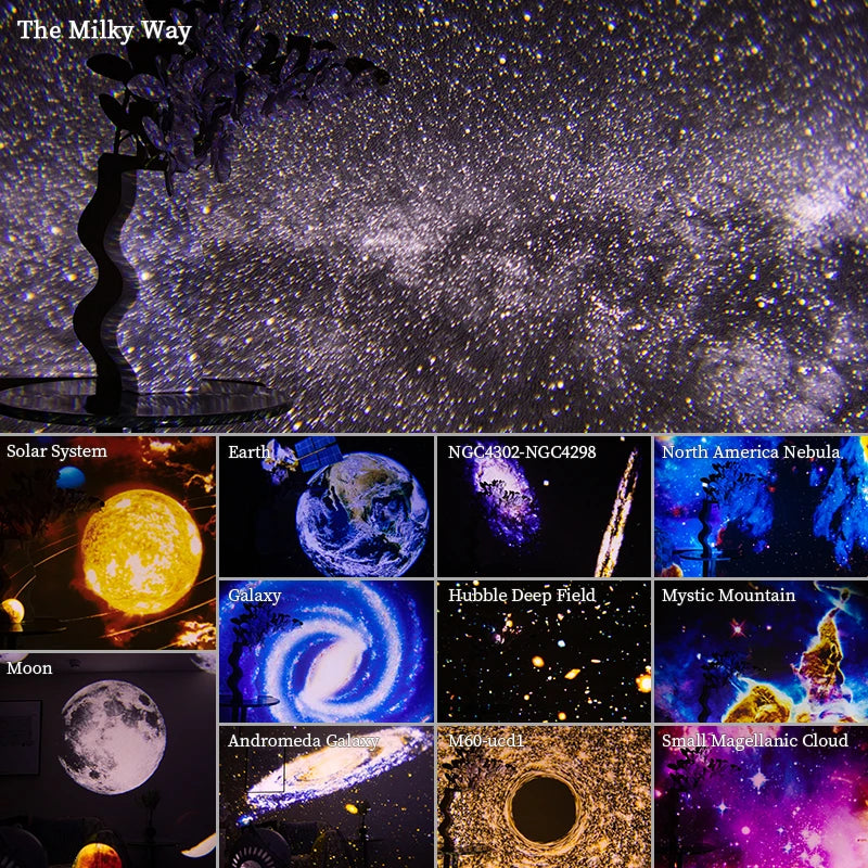 Rotating Galaxy Projector