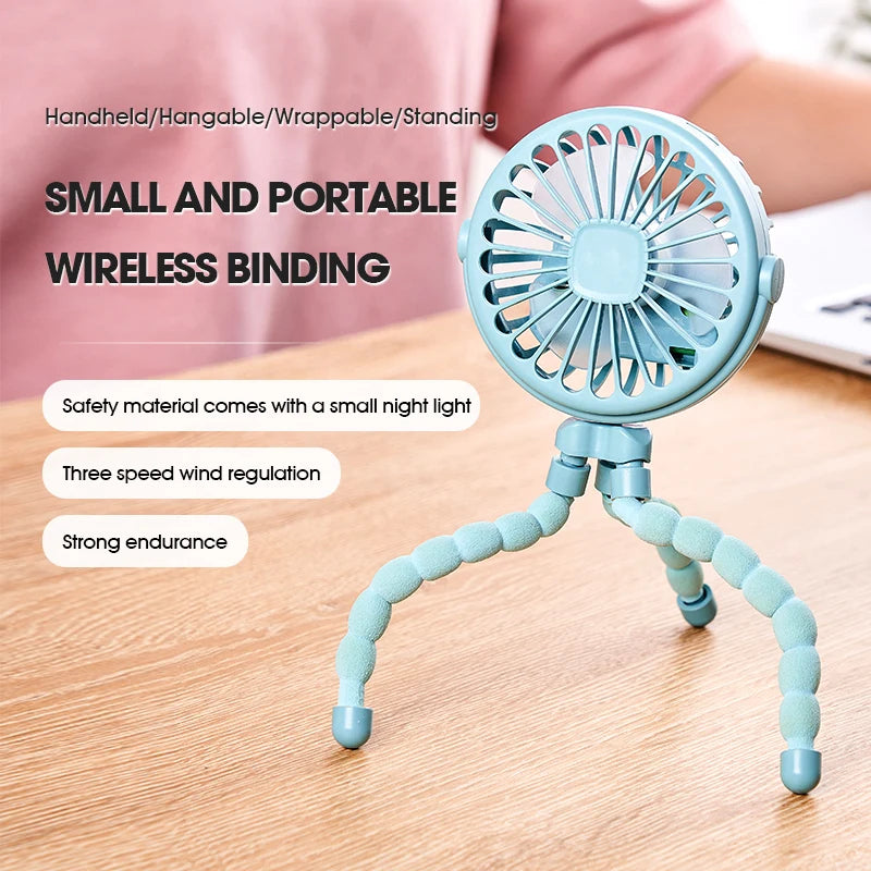 Clip-On Stroller Fan