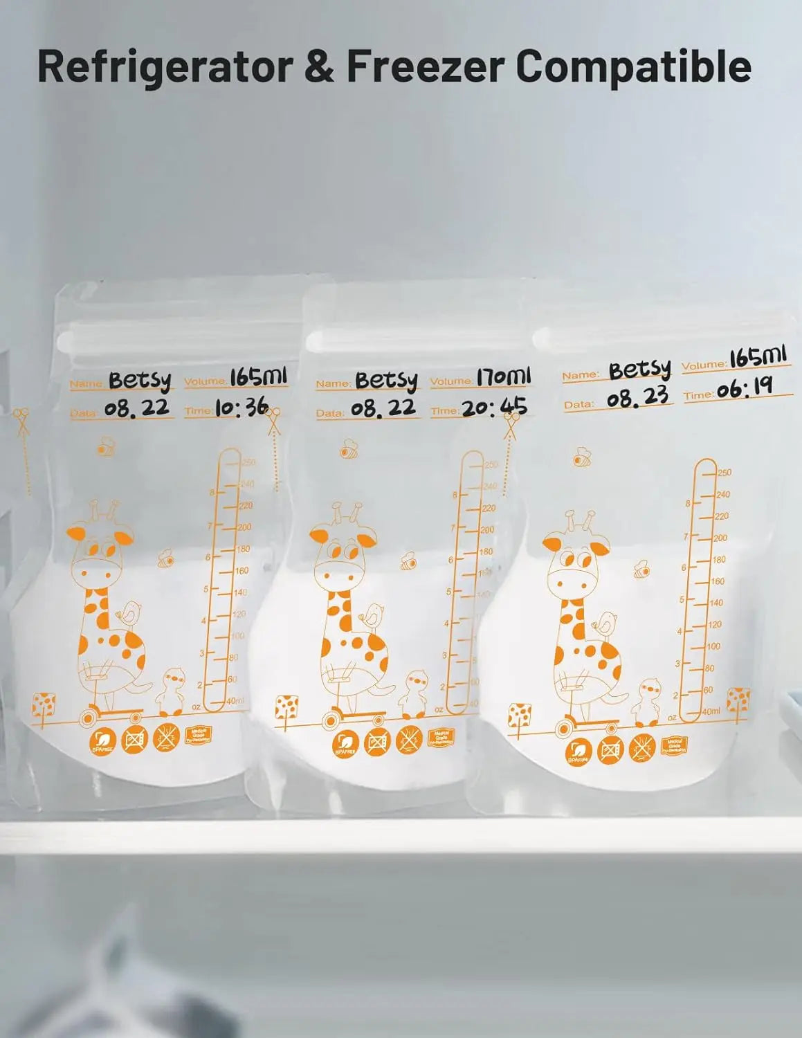 Breast Milk Storage Bags (100-Pack)