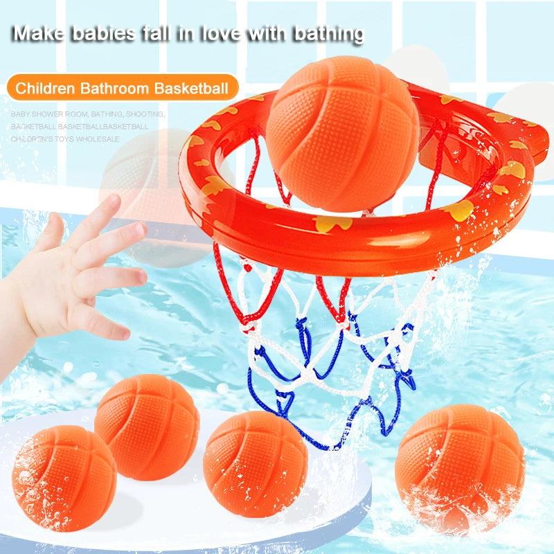 Bath Basketball Toy Set
