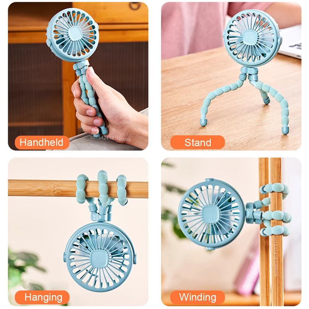 Octopus Clip-On Fan