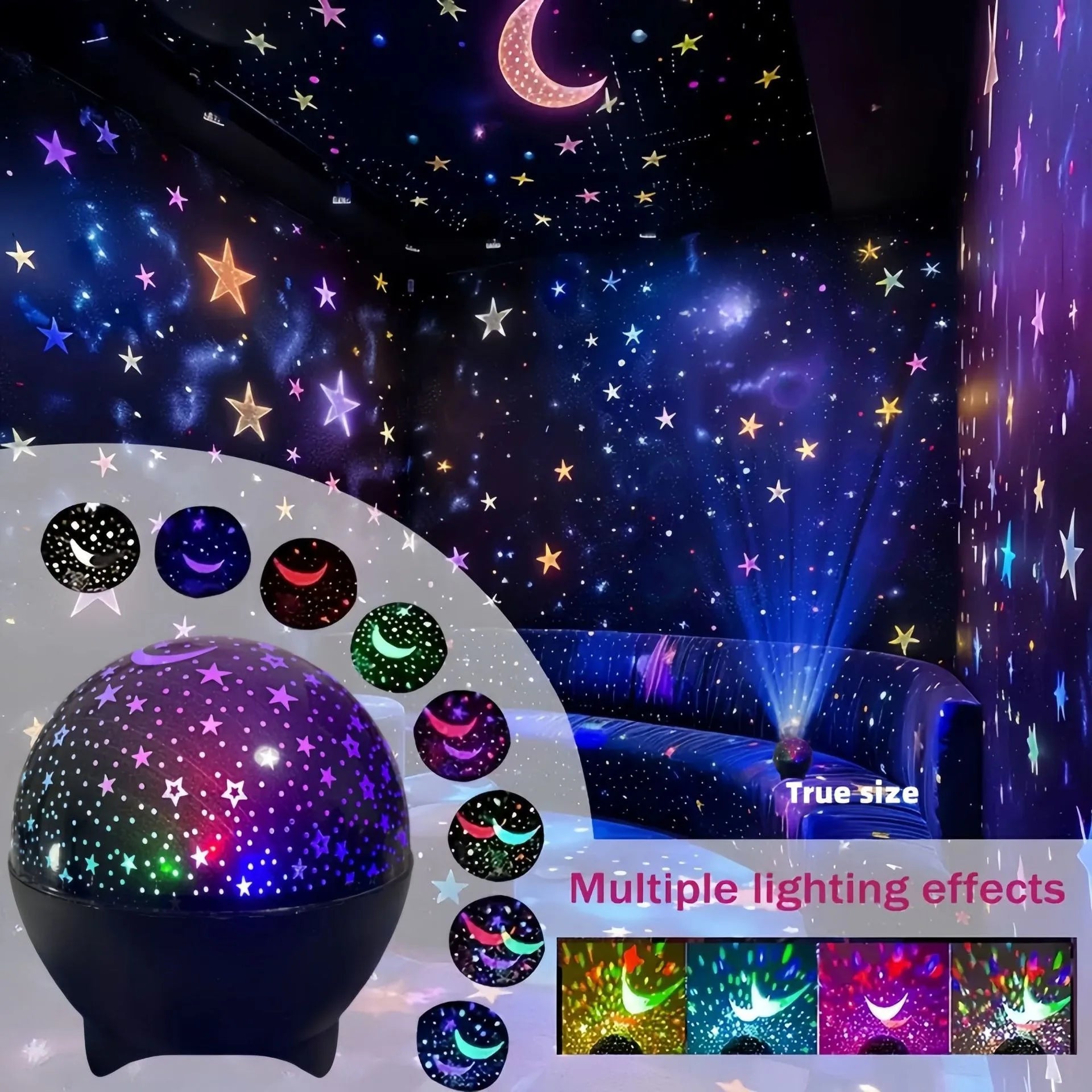 RGB Galaxy Night Light