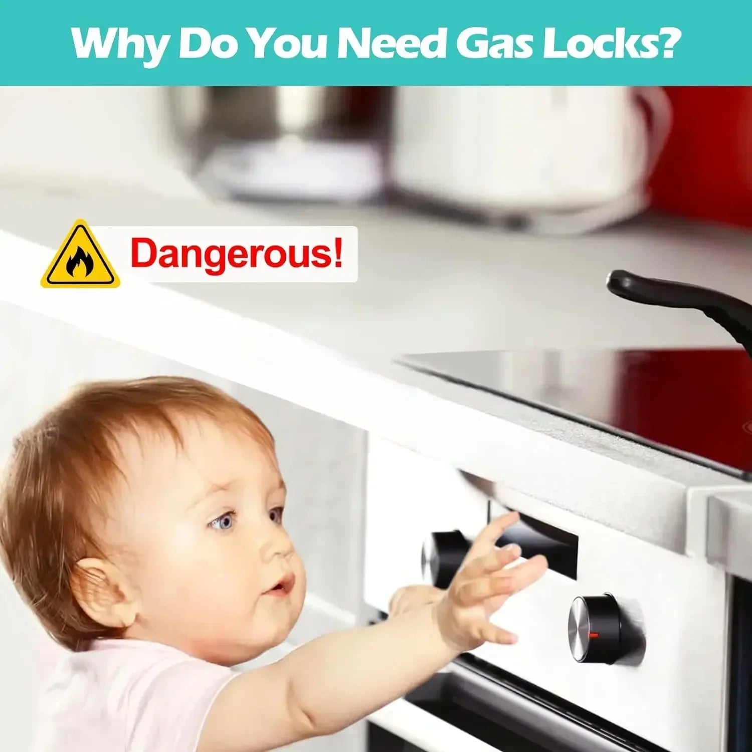 Stove Knob Safety Covers