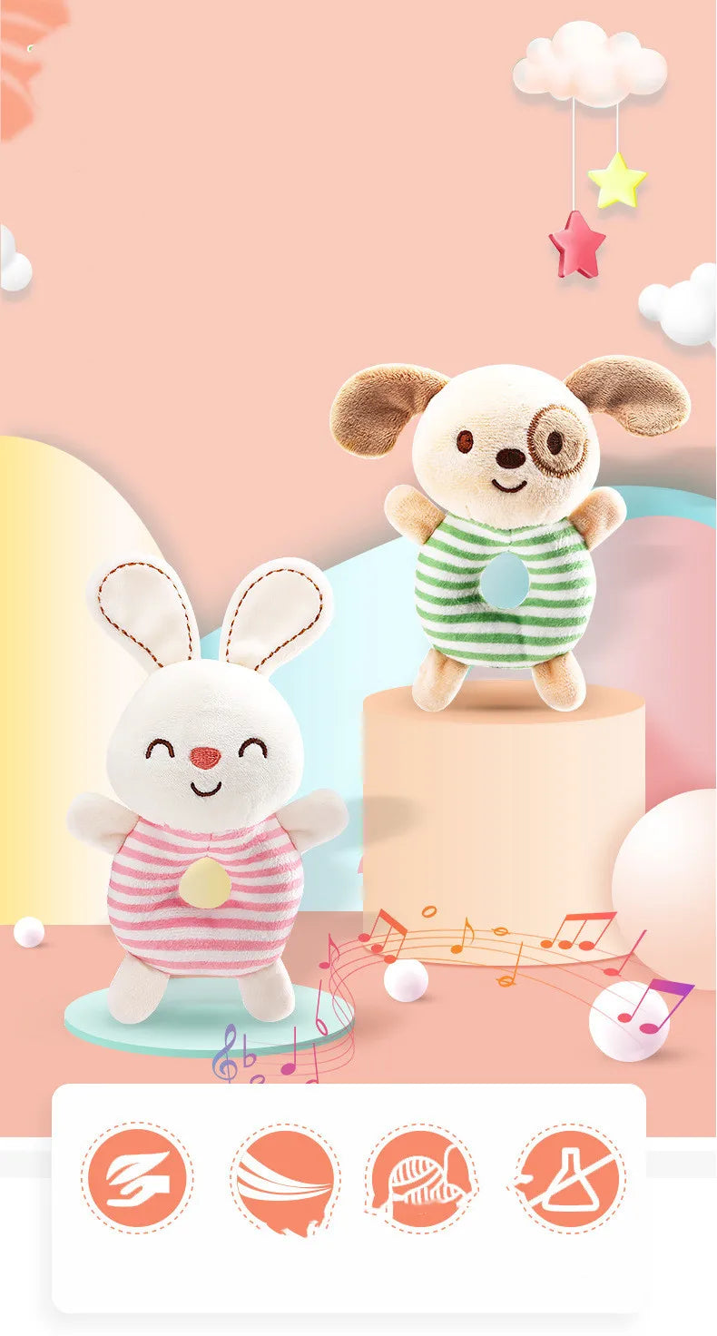 Plush Animal Rattle