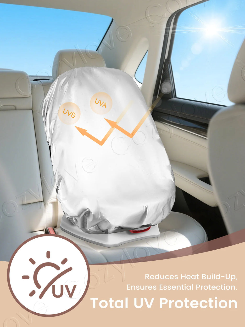 Car Seat Sun Shade