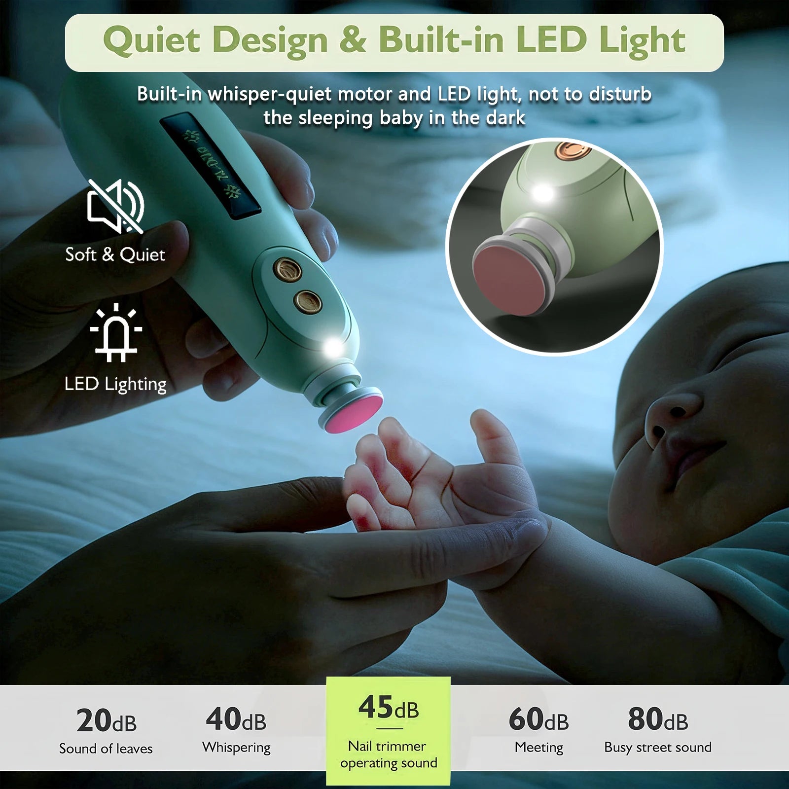 Electric Baby Nail Trimmer