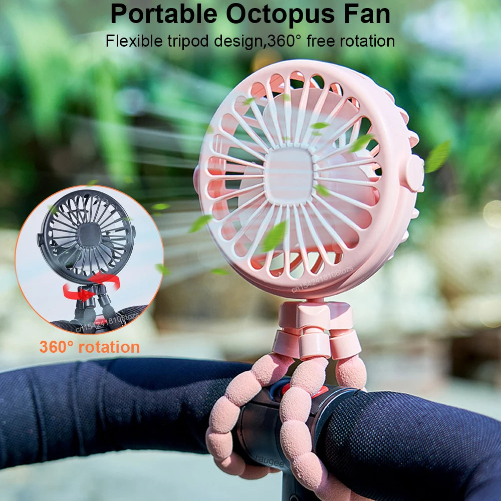 Octopus Clip-On Fan