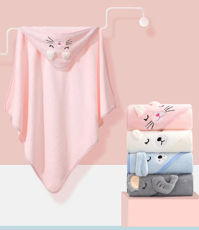 Hooded Baby Bath Towel
