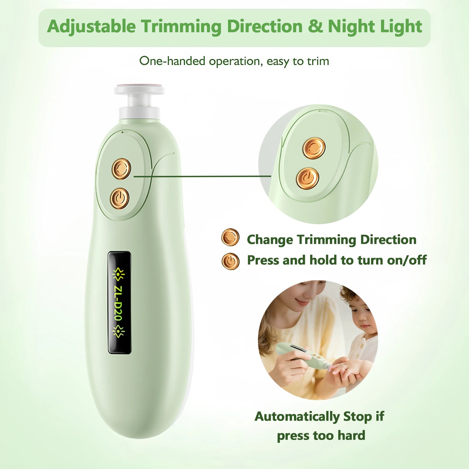 Electric Baby Nail Trimmer