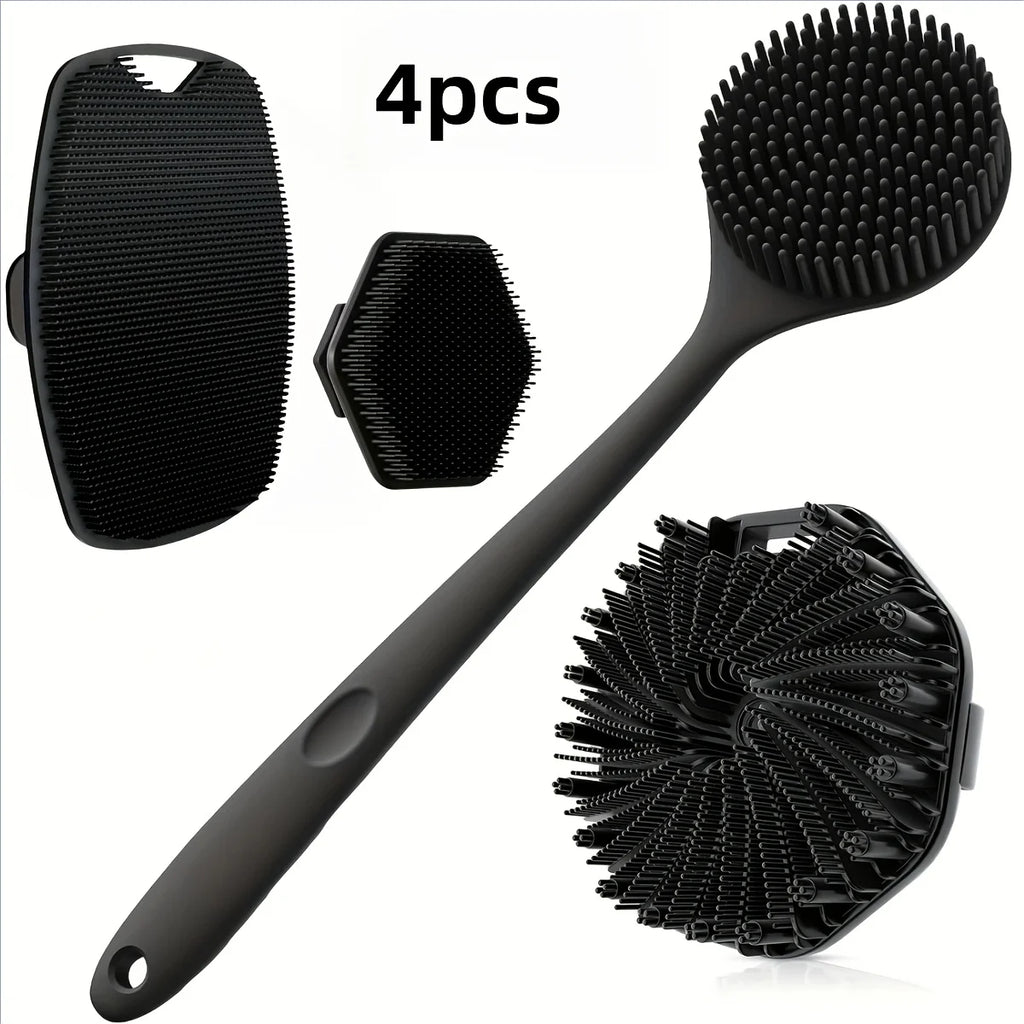 Silicone Bath Brush Set