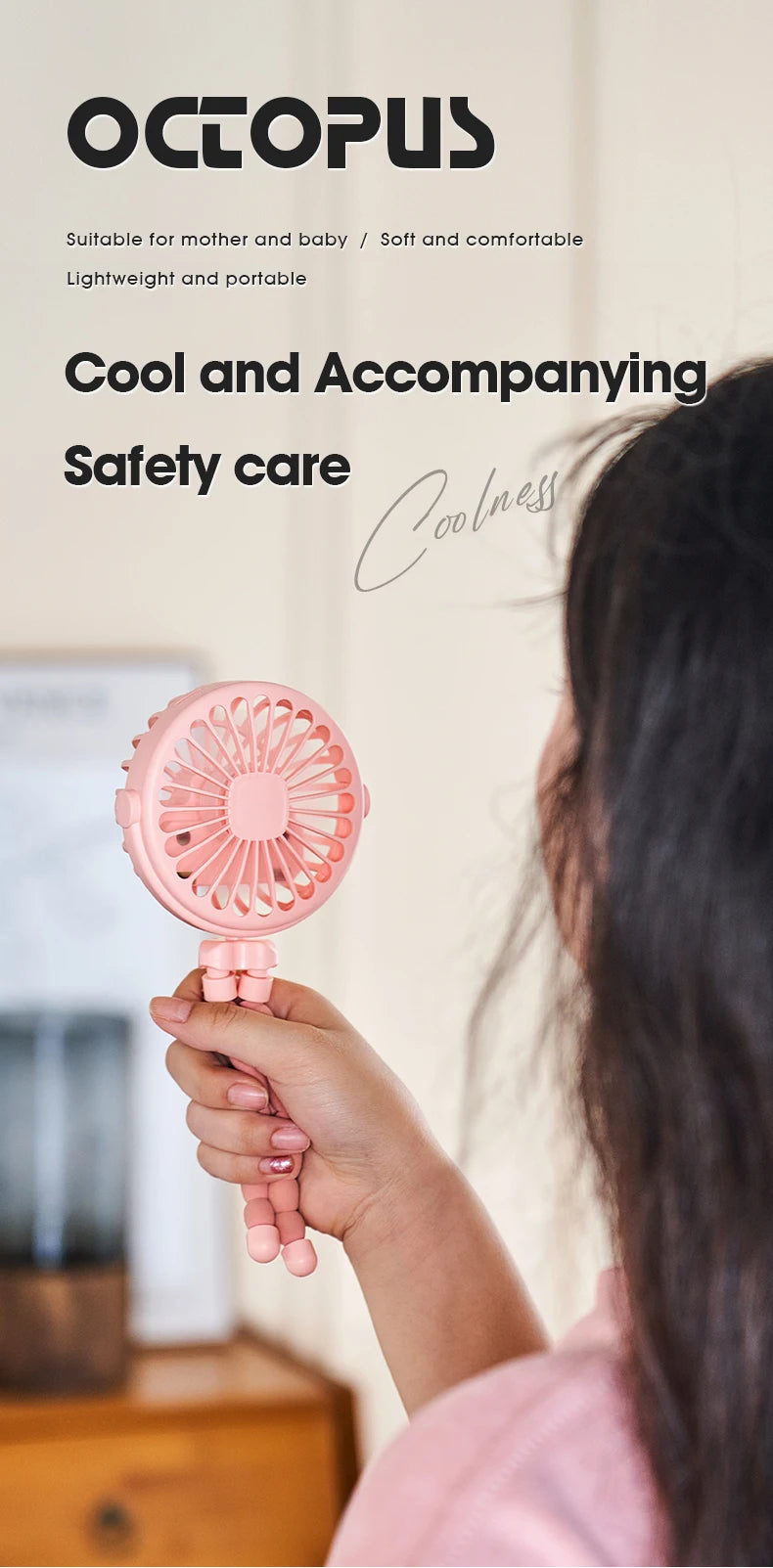 Clip-On Stroller Fan