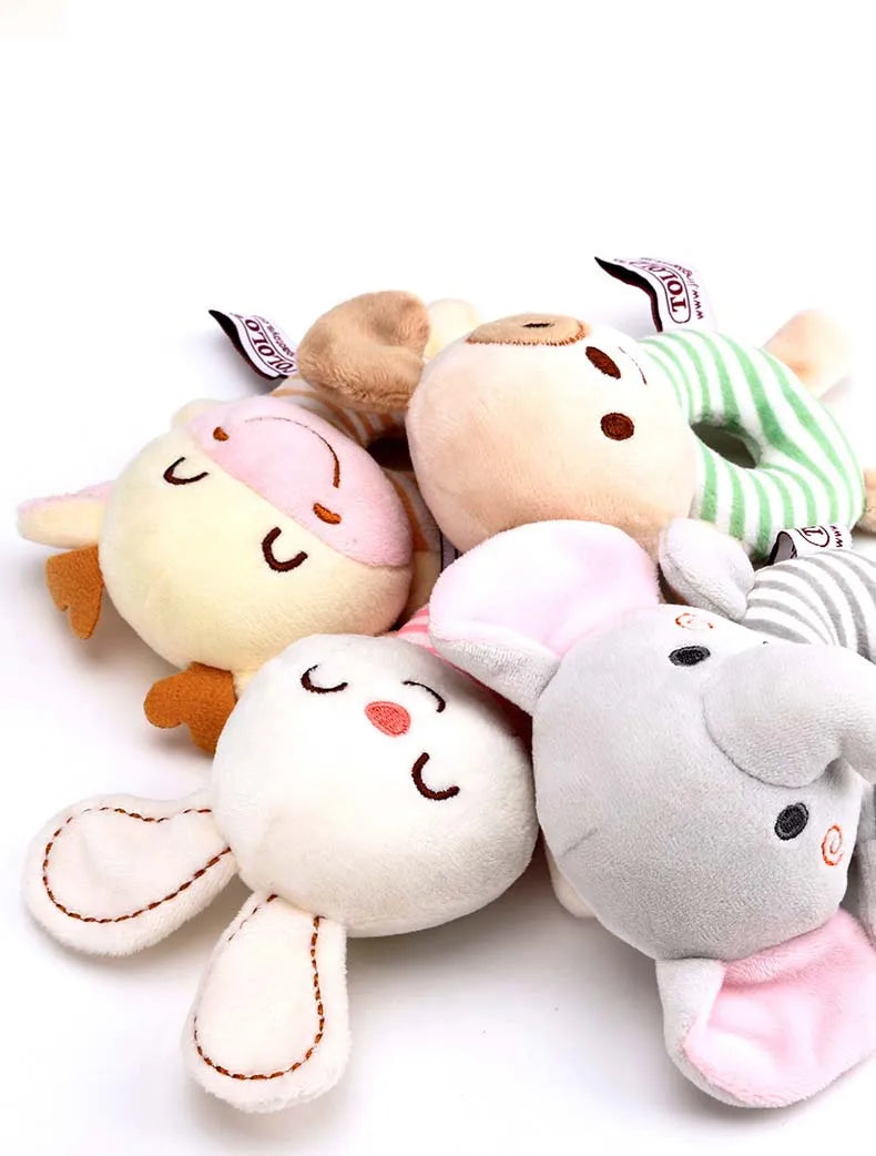 Plush Animal Rattle