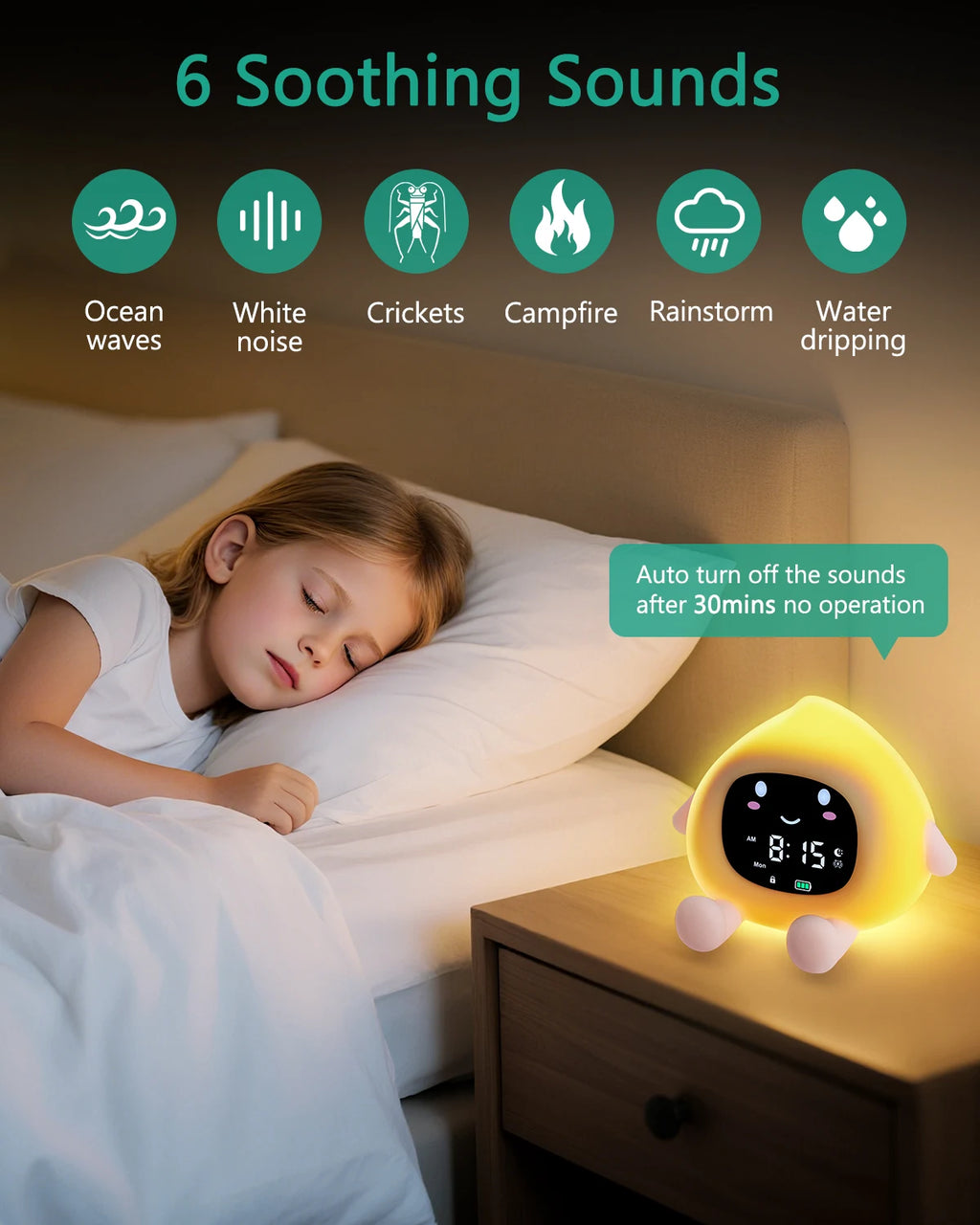 Sleep Training Alarm Clock