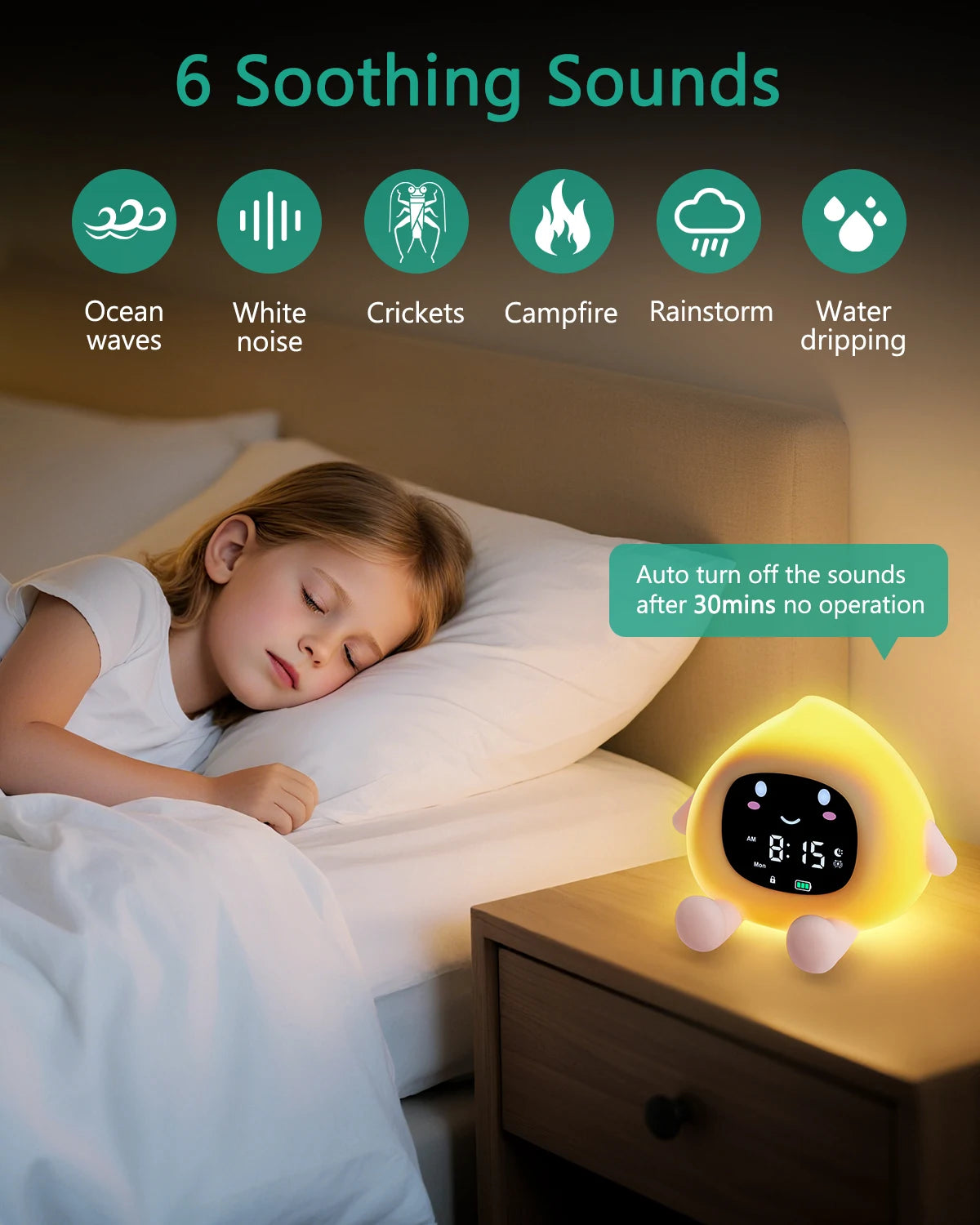 Sleep Training Alarm Clock