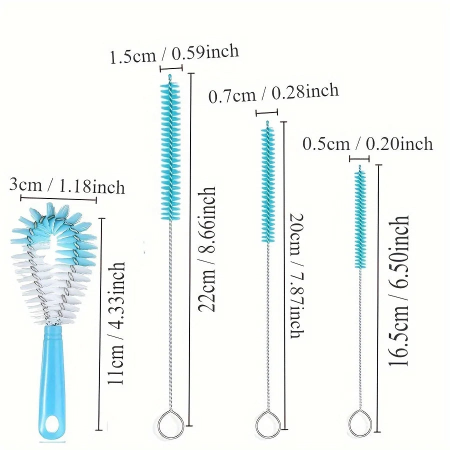 Long-Handle Bottle Brush Set