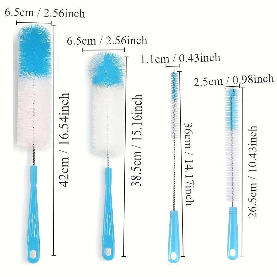 Long-Handle Bottle Brush Set