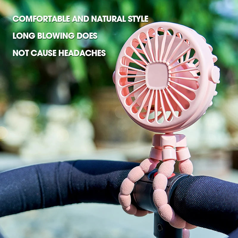Clip-On Stroller Fan