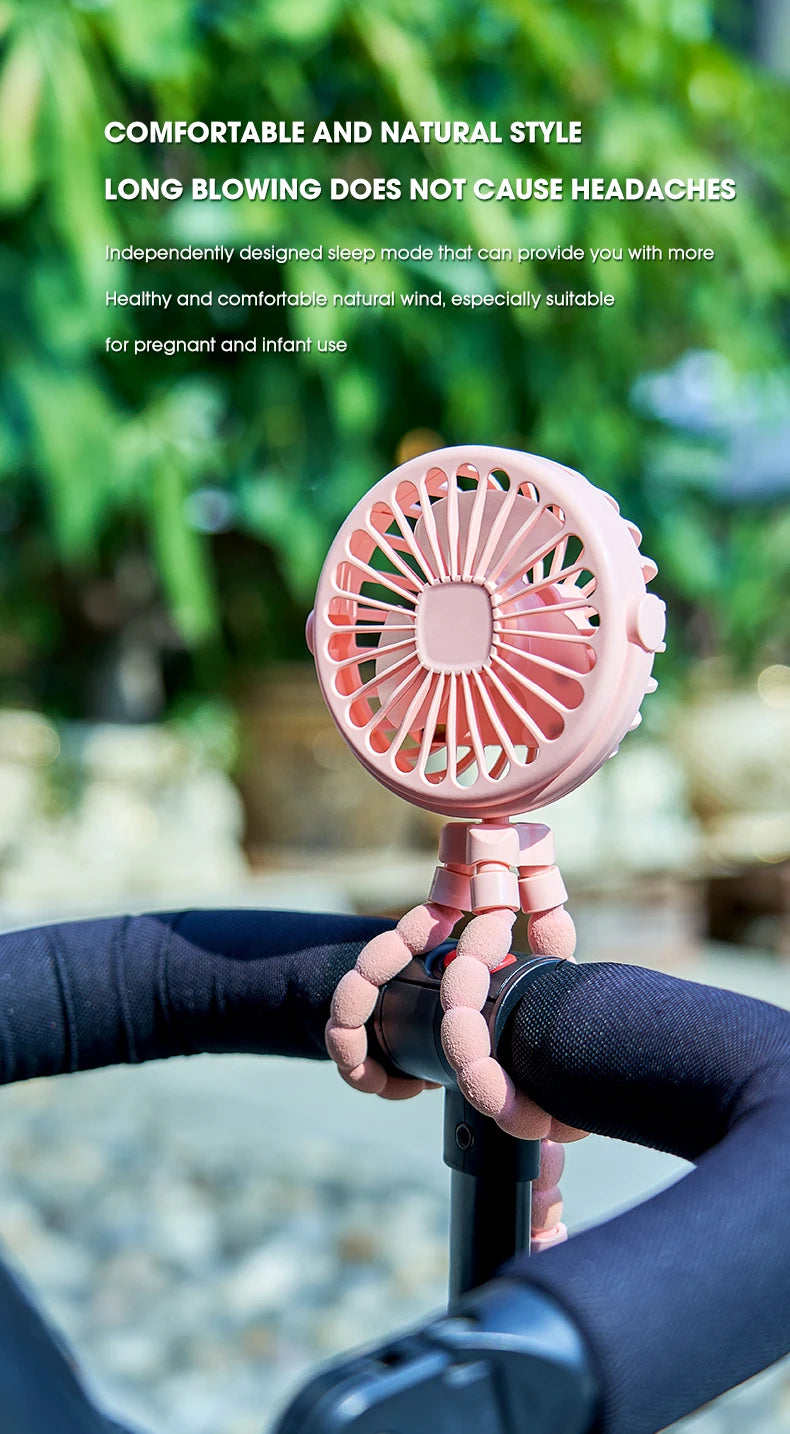 Clip-On Stroller Fan